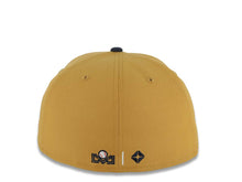 Load image into Gallery viewer, Charros de Jalisco New Era LMP 59FIFTY 5950 Fitted Cap Hat Tan Crown Navy Blue Visor Navy Blue/Tan Logo Tan UV
