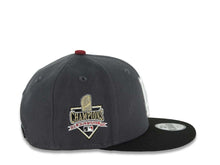 Load image into Gallery viewer, (Youth) Los Angeles Dodgers New Era MLB 9FIFTY 950 Snapback Cap Hat Dark Gray Crown Black Visor Glow White/Black Logo 2025 Champions Side Patch
