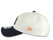 Load image into Gallery viewer, San Diego Padres New Era MLB 9FORTY 940 Adjustable Cap Hat Cream Crown Navy Blue Visor Orange/Navy Blue Logo Gray UV (2026 City Connect)
