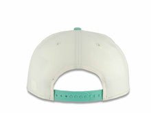 Load image into Gallery viewer, San Diego Padres New Era MLB 9FIFTY 950 Snapback Cap Hat Chrome White Crown Light Teal Visor Light Teal Logo La Catrina Side Patch Gray UV
