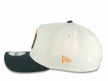 Load image into Gallery viewer, San Diego Padres New Era MLB 9FORTY 940 Adjustable A-Frame Cap Hat Chrome White Crown Dark Green Visor Orange/Dark Green Logo Gray UV
