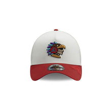 Load image into Gallery viewer, Arizona Diamondbacks New Era MLB 9FORTY 940 Adjustable A-Frame Cap Cream Crown Maroon Visor Team Logo 2026 World Tour Mexico City Series Side Patch
