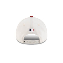 Load image into Gallery viewer, Arizona Diamondbacks New Era MLB 9FORTY 940 Adjustable A-Frame Cap Cream Crown Maroon Visor Team Logo 2026 World Tour Mexico City Series Side Patch
