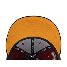Load image into Gallery viewer, New York Yankees New Era MLB 59FIFTY 5950 Fitted Cap Hat Red Crown Black Visor White Logo With City Elements Yellow UV
