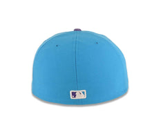 Load image into Gallery viewer, Los Angeles Dodgers New Era MLB 59FIFTY 5950 Fitted Cap Hat Blue Crown Purple Visor Magenta Logo
