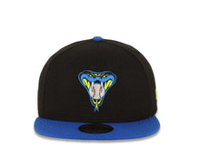 Load image into Gallery viewer, Arizona Diamondbacks New Era MLB 59FIFTY 5950 Fitted Cap Hat Black Crown Royal Blue Visor Royal Blue/Neon Yellow/White Snake Logo

