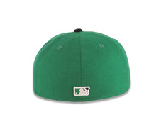 Load image into Gallery viewer, San Diego Padres New Era MLB 59FIFTY 5950 Cap Hat Green Crown Black Visor White Logo
