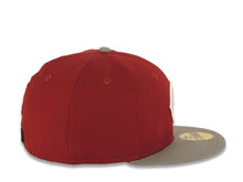 Load image into Gallery viewer, Cincinnati Reds New Era 59FIFTY 5950 Fitted Cap Hat Cardinal Crown Gray Visor White/Black Logo
