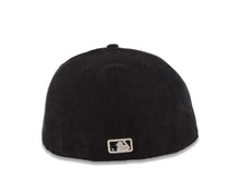 Load image into Gallery viewer, (Suede Crown) New York Yankees New Era MLB 59FIFTY 5950 Cap Hat Black Crown Dark Gray Visor Gray/White Logo
