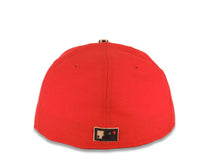 Load image into Gallery viewer, Los Angeles Anaheim Angels New Era MLB 59FIFTY 5950 Fitted Cap Hat Red Crown Brown/Black Leopard Print Visor Black/Red Logo
