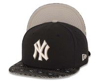 Load image into Gallery viewer, New York Yankees New Era MLB 59FIFTY 5950 Fitted Cap Hat Dark Navy Blue Crown Gray Fair Isle Visor White/Gray Logo
