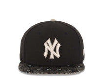 Load image into Gallery viewer, New York Yankees New Era MLB 59FIFTY 5950 Fitted Cap Hat Dark Navy Blue Crown Gray Fair Isle Visor White/Gray Logo
