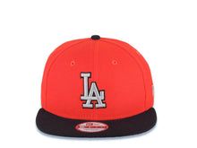 Load image into Gallery viewer, Los Angeles Dodgers New Era MLB 9FIFTY 950 Snapback Mesh Cap Hat Red Crown Black Visor White/Black Logo De Pop
