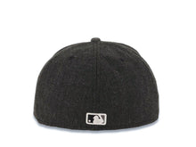 Load image into Gallery viewer, Arizona Diamondbacks New Era MLB 59FIFTY 5950 Fitted Heather Cap Hat Dark Gray/Black Crown Hray Visor White/Gray Logo
