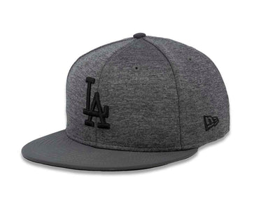 Los Angeles Dodgers New Era MLB 9FIFTY 950 Snapback Shadow Tech Cap Hat Gray Crown Dark Gray Visor Black Logo