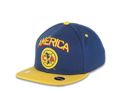 (Youth) Club America Liga MX 59FIFTY 5950 Kid Fitted Cap Hat Navy Blue Crown Yellow Visor Team Color Logo