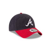 Load image into Gallery viewer, Atlanta Braves New Era MLB 9TWENTY 920 Adjustable Cap Hat Navy Blue Crown Red Visor White Logo
