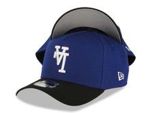 Load image into Gallery viewer, Los Angeles Dodgers New Era MLB 9FORTY 940 Adjustable A-Frame Cap Hat Royal Blue Crown Black Visor White Upside Down Logo Gray UV
