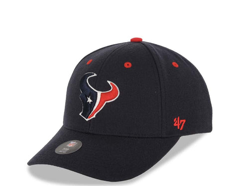 Houston Texans '47 Brand NFL MVP Adjustable Cap Hat Navy Blue Crown/Visor Team Color Logo