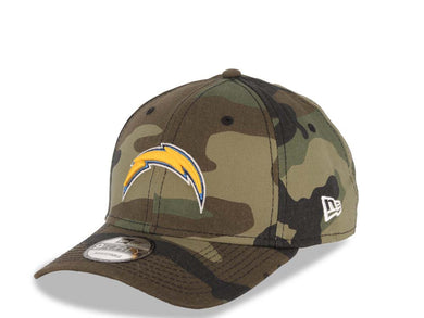 San Diego Chargers New Era NFL 9FORTY 940 Adjustable Cap Hat Camo Crown/Visor Team Color Logo