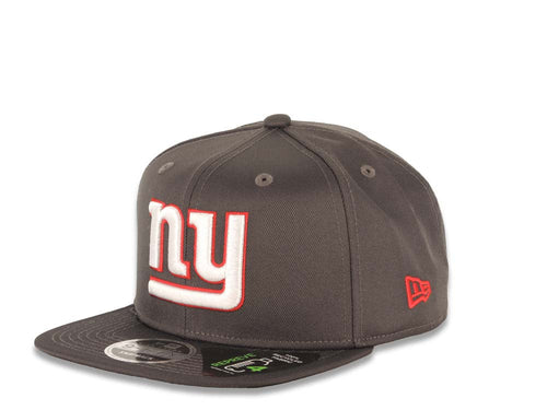 New York Giants New Era NFL 9FIFTY 950 Snapback Cap Hat Dark Gray Crown/Visor White/Red Logo (Rep RV)