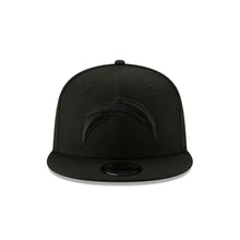 Load image into Gallery viewer, Los Angeles Chargers New Era NFL 9FIFTY 950 Snapback Cap Hat Black Crown/Visor Black Logo
