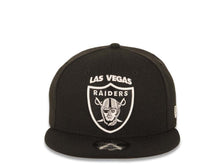 Load image into Gallery viewer, Las Vegas Raiders New Era NFL 9FIFTY 950 Snapback Cap Hat Black Crown/Visor Team Color Logo
