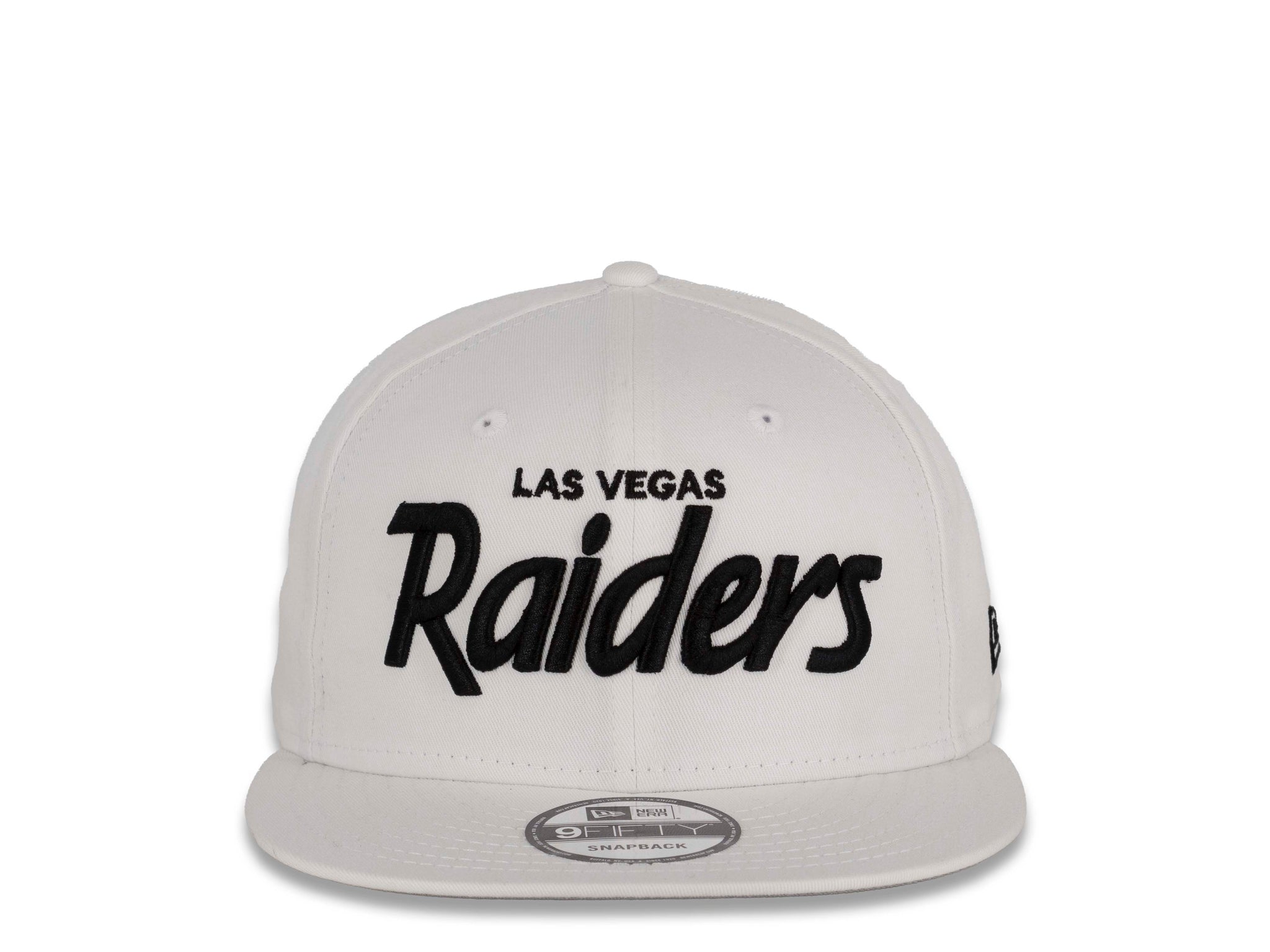 Las Vegas Raiders New Era Script 9FIFTY Snapback Hat - Black