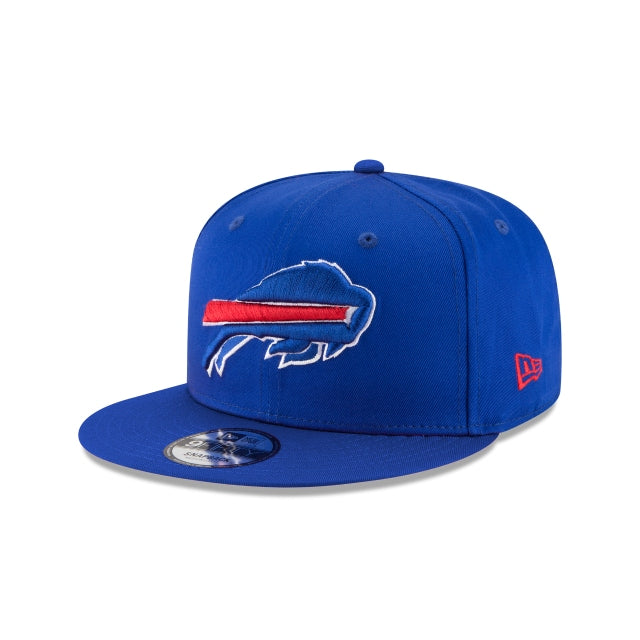 Buffalo Bills New Era NFL 9FIFTY 950 Snapback Cap Hat Royal Blue Crown/Visor Team Color Logo