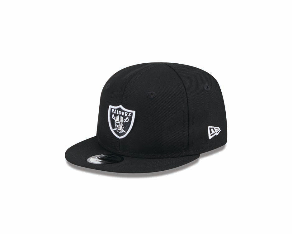 (Infant) Las Vegas Raiders New Era 9FIFTY 950 Snapback Cap Hat Black Crown/Visor Team Color Logo (My 1st First)