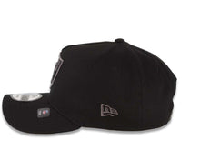 Load image into Gallery viewer, Raiders New Era 9FORTY 940 Adjustable A-Frame Cap Hat Black Crown/Visor Dark Gray Logo Gray UV
