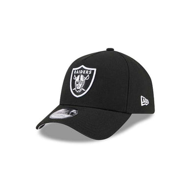 Las Vegas Raiders New Era NFL 9FORTY 940 Adjustable A-Frame Cap Hat Black Crown/Visor Team Color Logo