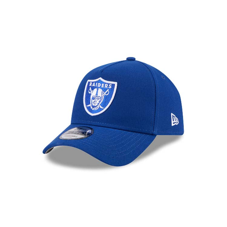 Las Vegas New Era NFL 9FORTY 940 Adjustable A-Frame Cap Hat Royal Blue Crown/Visor White/Royal Blue Logo