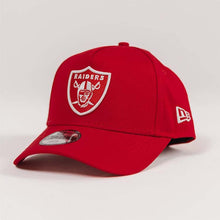 Load image into Gallery viewer, Las Vegas Raiders New Era NFL NFL 9FORTY 940 Adjustable A-Frame Cap Hat Red Crown/Visor White/Red Logo
