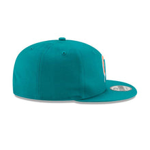 Load image into Gallery viewer, Miami Dolphins New Era NFL 9FIFTY 950 Snapback Cap Hat Aqua Crown/Visor Team Color Logo
