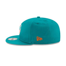 Load image into Gallery viewer, Miami Dolphins New Era NFL 9FIFTY 950 Snapback Cap Hat Aqua Crown/Visor Team Color Logo
