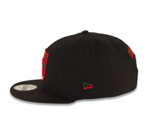 Load image into Gallery viewer, Las Vegas Raiders New Era NFL 9FIFTY 950 Snapback Cap Hat Black Crown/Visor Red/Green Logo Green UV
