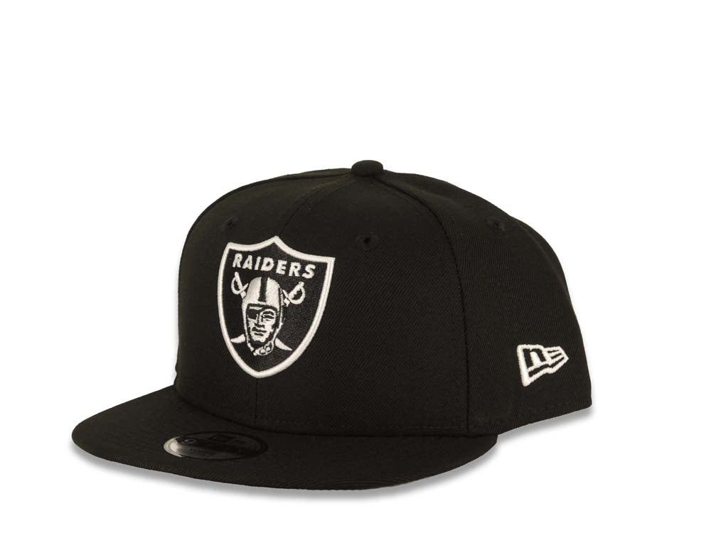 (Youth) Las Vegas Raiders New Era NFL Kid 9FIFTY 950 Snapback Cap Hat Black Crown/Visor Team Color Logo