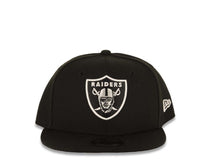 Load image into Gallery viewer, (Youth) Las Vegas Raiders New Era NFL Kid 9FIFTY 950 Snapback Cap Hat Black Crown/Visor Team Color Logo
