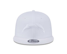 Load image into Gallery viewer, Los Angeles Chargers New Era NFL 9FIFTY 950 Snapback Cap Hat White Crown/Visor White Logo
