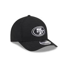 Load image into Gallery viewer, San Francisco 49ers New Era NFL 9FORTY 940 Adjustable A-Frame Cap Hat Black Crown/Visor White/Black Logo Gray UV
