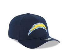 Load image into Gallery viewer, Los Angeles Chargers New Era NFL 9FORTY 940 Adjustable A-Frame Cap Hat Navy Blue Crown/Visor Team Color Logo Gray UV
