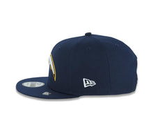Load image into Gallery viewer, Los Angeles Chargers New Era NFL 9FIFTY 950 Snapback Cap Hat Navy Blue Crown/Visor White/Navy/Yellow Logo Gray UV
