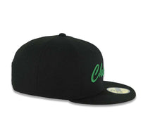 Load image into Gallery viewer, Los Angeles Chargers New Era NFL 59FIFTY 5950 Fitted Cap Hat Black Crown/Visor Green/White/Red Logo Gray UV
