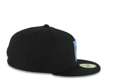 Load image into Gallery viewer, Chargers New Era NFL 59FIFTY 5950 Fitted Cap Hat Black Crown/Visor Team Color Shield Logo Gray UV
