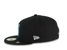 Load image into Gallery viewer, Chargers New Era NFL 59FIFTY 5950 Fitted Cap Hat Black Crown/Visor Team Color Shield Logo Gray UV

