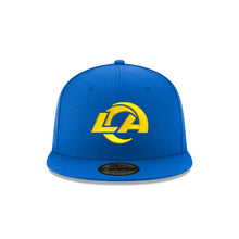 Load image into Gallery viewer, Los Angeles Rams New Era NFL 9FIFTY 950 Snapback Cap Hat Royal Blue Crown/Visor Yellow Logo
