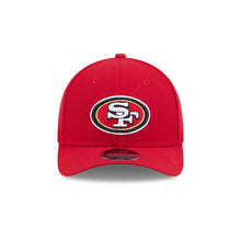 Load image into Gallery viewer, San Francisco 49ers New Era NFL 9FORTY 940 M-Crown Adjustable A-Frame Cap Hat Red Crown/Visor Team Color Logo Gray UV
