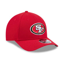 Load image into Gallery viewer, San Francisco 49ers New Era NFL 9FORTY 940 M-Crown Adjustable A-Frame Cap Hat Red Crown/Visor Team Color Logo Gray UV
