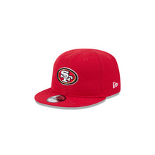 Load image into Gallery viewer, (Infant) San Francisco 49ers New Era NFL 9FIFTY 950 Snapback Cap Hat Red Crown/Visor Team Color Logo Red UV (My1st First)
